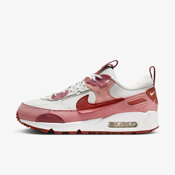 Nike pink white deals